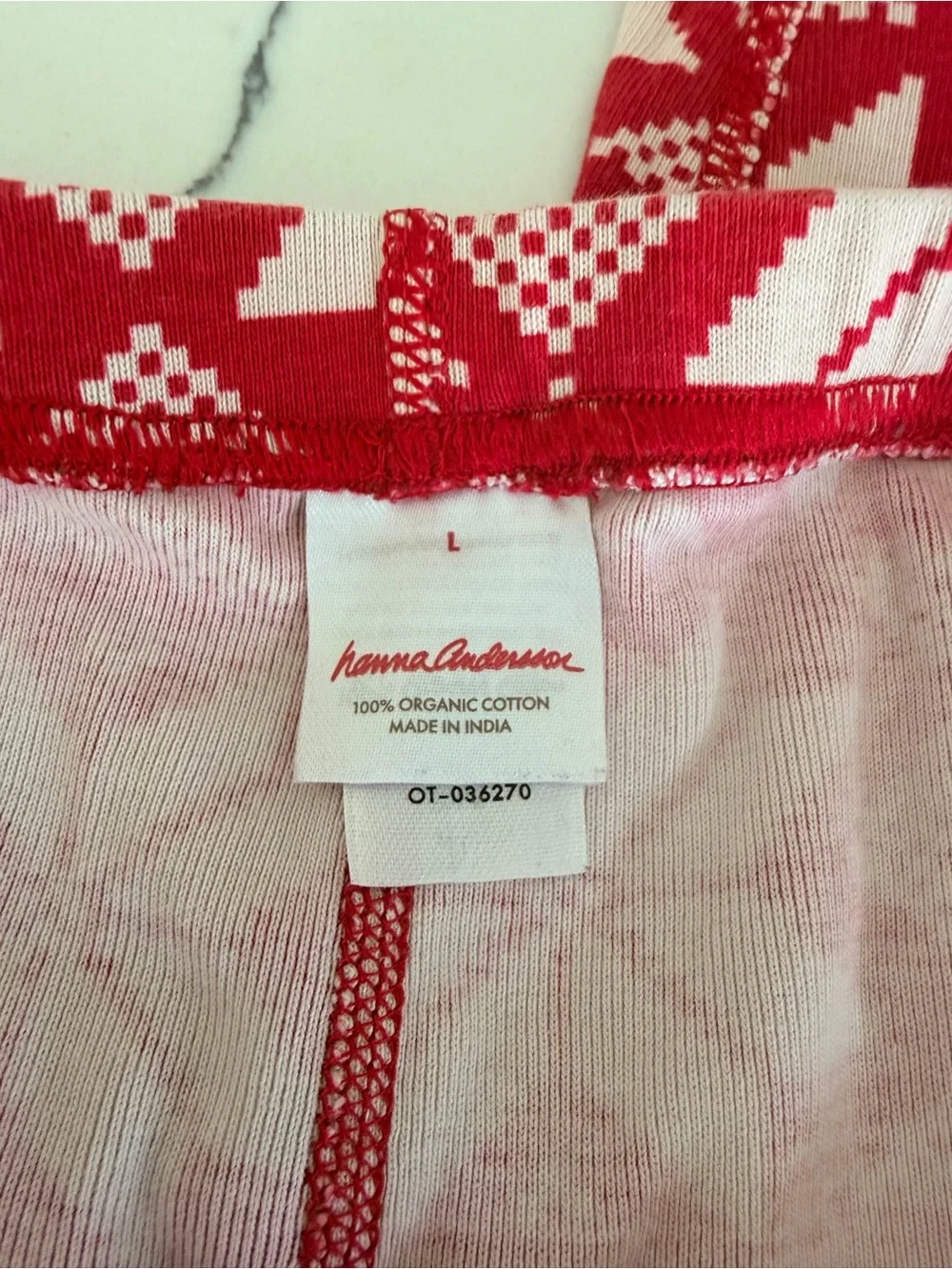 Hanna Andersson Women's Long John Pajama Pant Scandi Snowflake